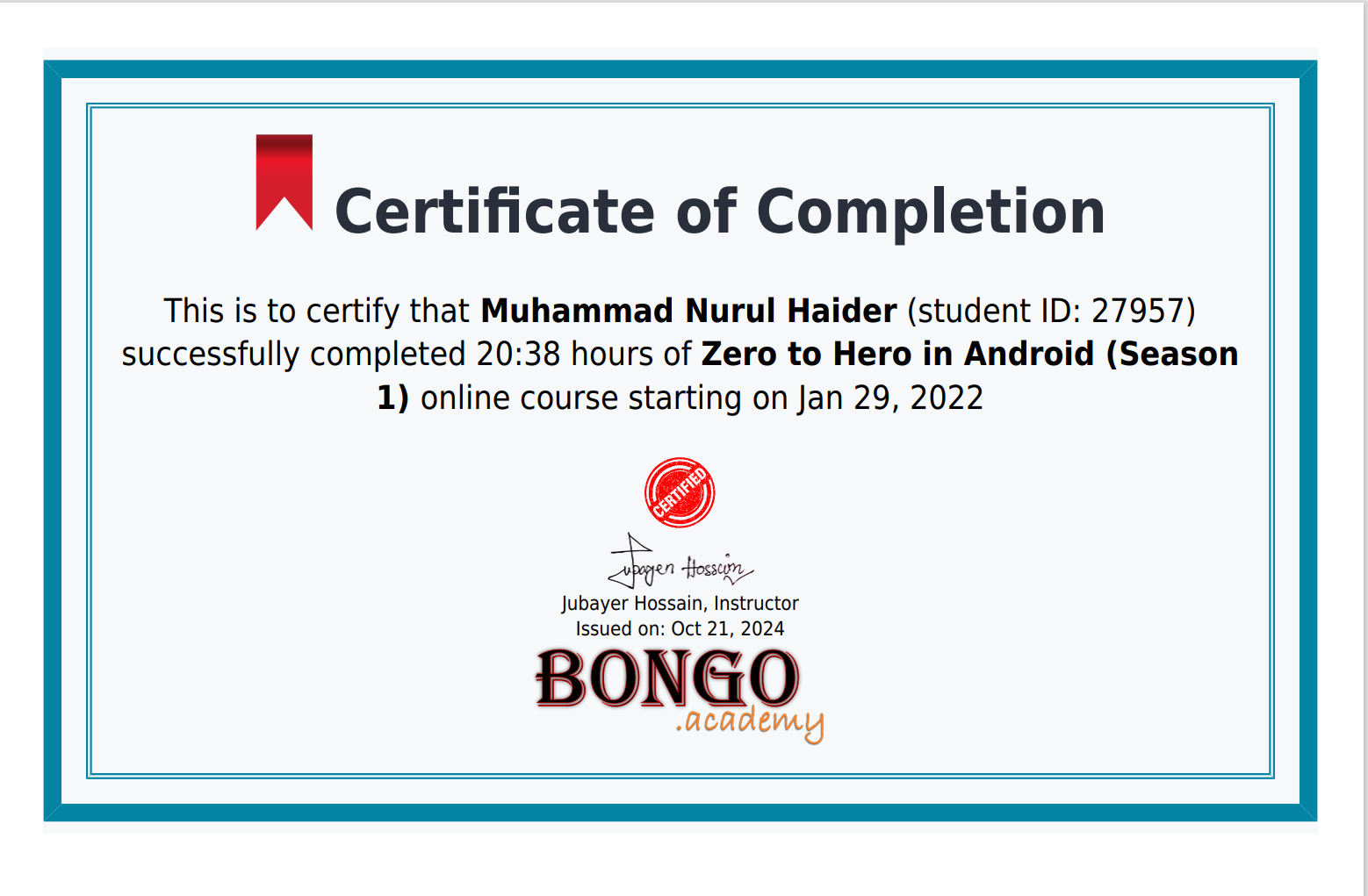 Certificate 4